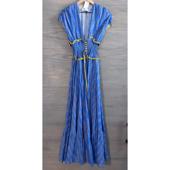 AZULU Columbia Maxi Dress Open Front Size Medium‎ READ